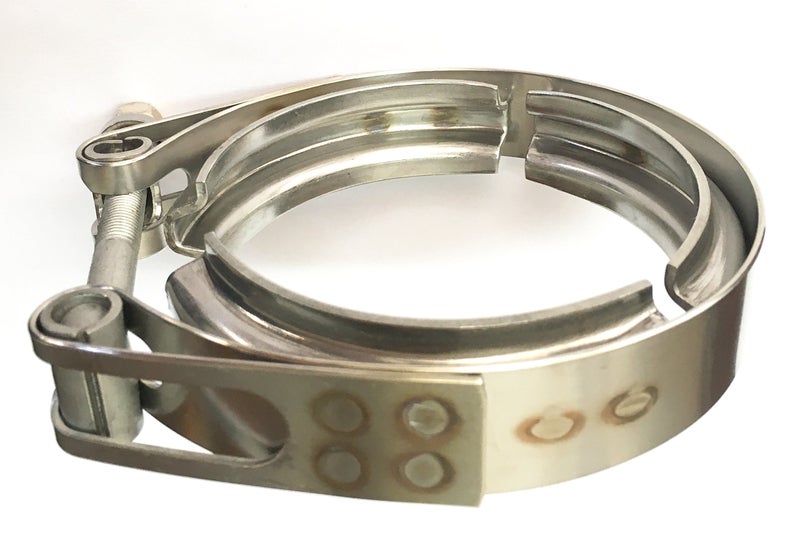 Ticon Industries - 3" Stainless Steel V-Band Clamp (qty1) - Heavy Duty Bolt - 119-07600-0000